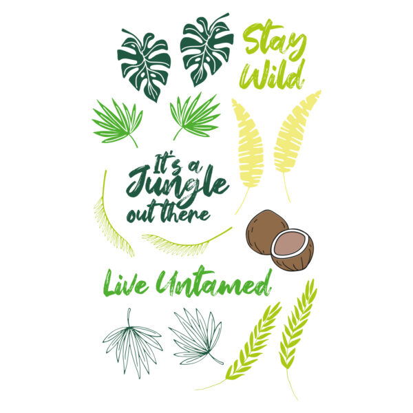 Sizzix Clear Stamps Set 18PK – Stay Wild By Catherine Pooler