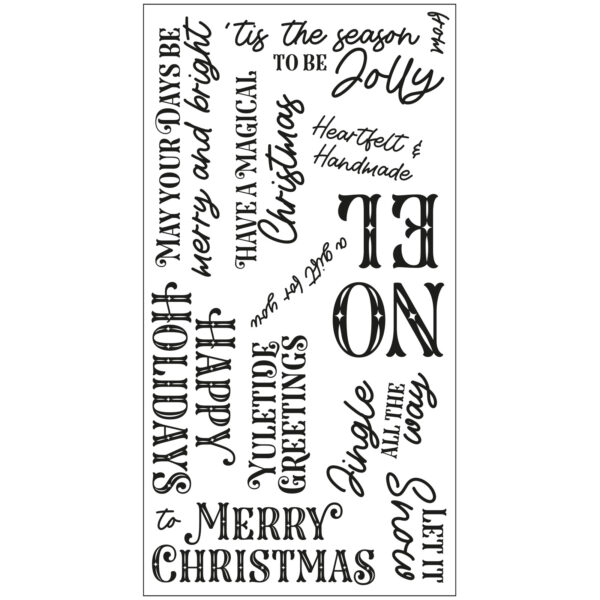 Sizzix Clear Stamps Set 13PK - Greetings of the Season by Catherine Pooler - Image 3