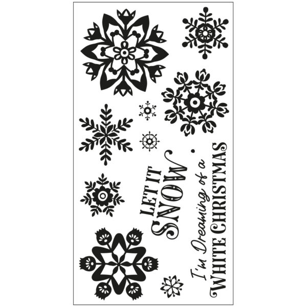 Sizzix Clear Stamps Set 12PK - White Christmas by Catherine Pooler - Image 3