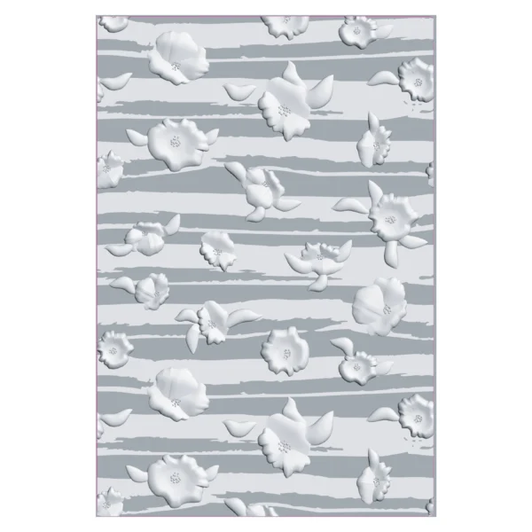 Sizzix 3-D Textured Impressions Embossing Folder Serene Sophisticate by Stacey Park - Image 2