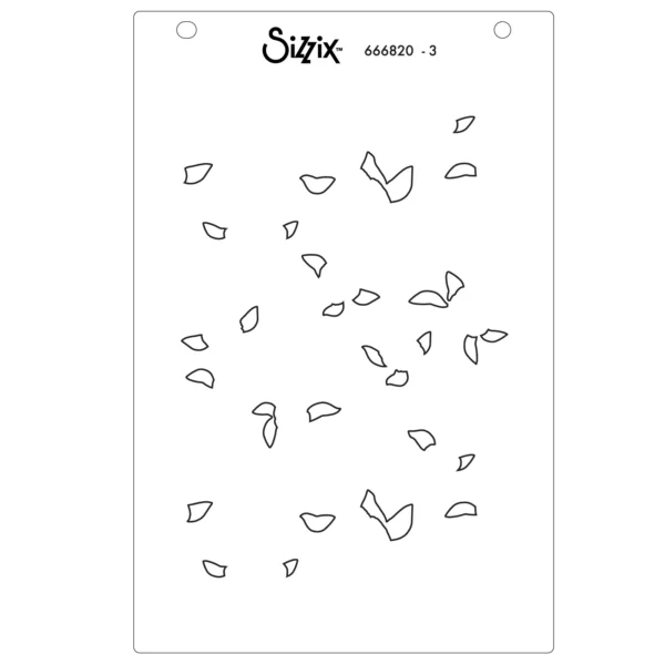 Sizzix A6 Stencil 4PK - Serene Sophisticate #2 by Stacey Park - Image 4