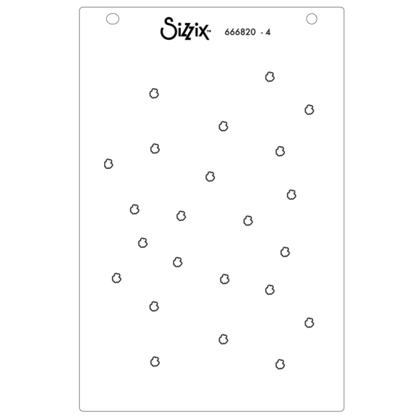 Sizzix A6 Stencil 4PK - Serene Sophisticate #2 by Stacey Park - Image 5